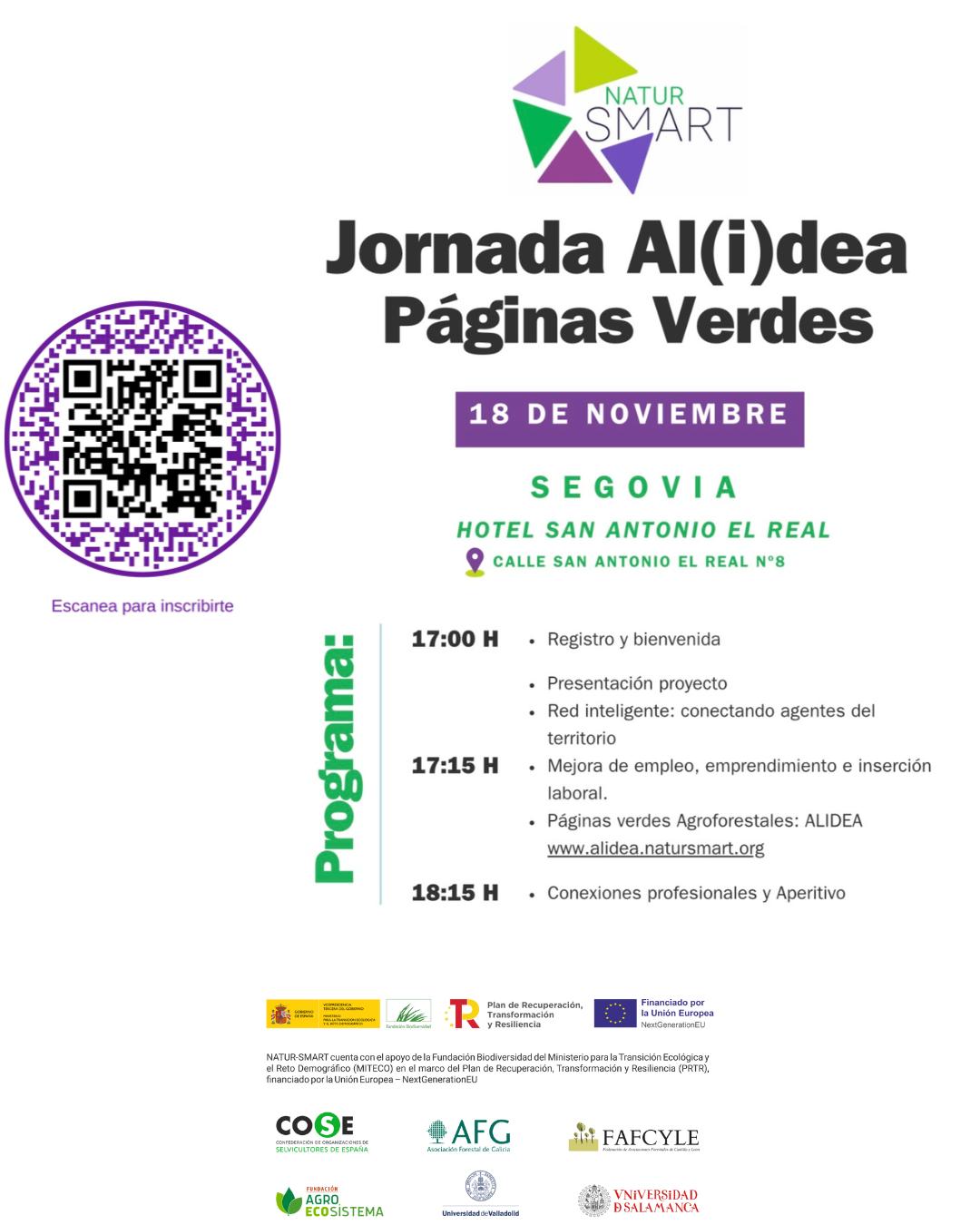 Jornada Al(i)dea Páginas Verdes Segovia