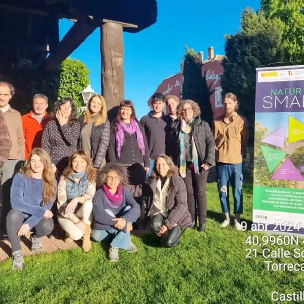 De izq. A derecha: Felipe Bravo, (UVA), Braulio Molina (AFG), Gerónimo Sánchez (Fundación Agrosistemas) Sara Lagunas (Jasten Fröjen) Olga González (FAFCYLE) Marta Cebrián (ASFOSE), Sergio Cabrejas (ASFOLE), Víctor Colino (USAL), Fátima Cruz (UVA), Samuel Cerrudo, Blanca Valverde y Patricia Gómez de COSE, Elena Yajeya (FAFCYLE) y María Grijelmo (COSE)