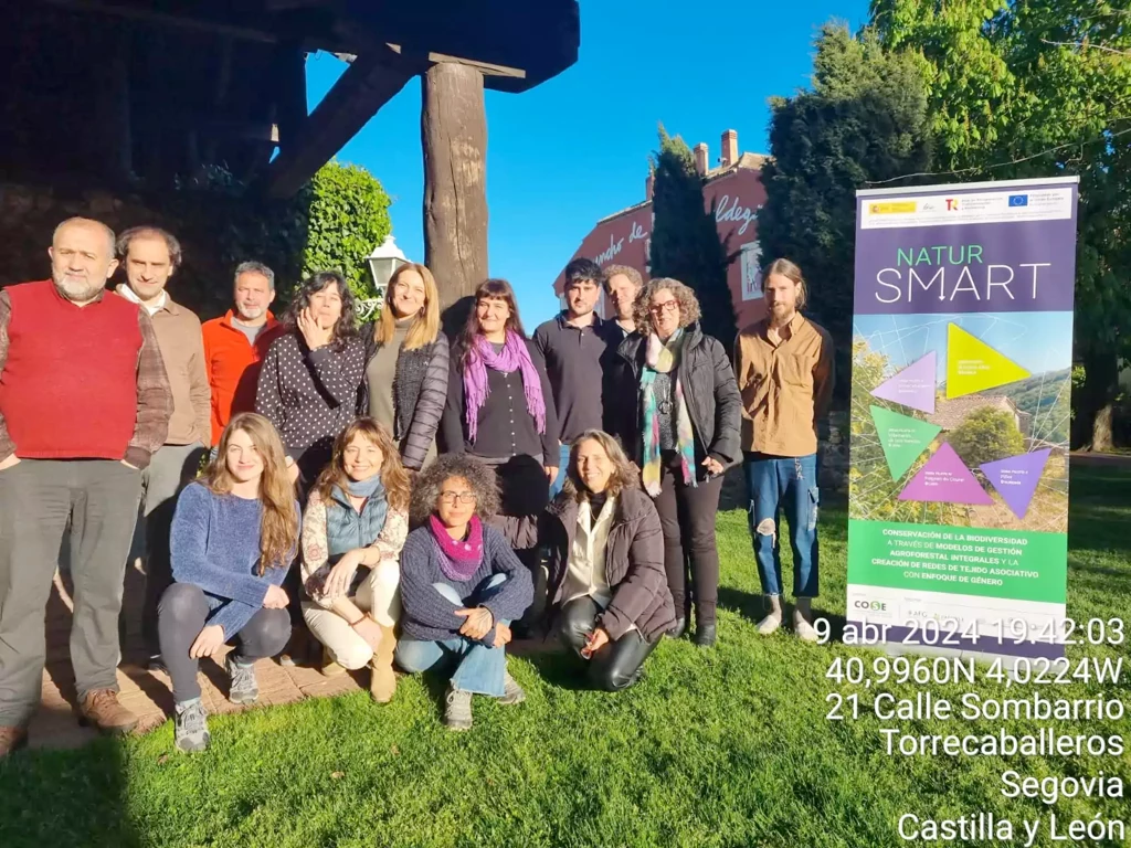 De izq. A derecha: Felipe Bravo, (UVA), Braulio Molina (AFG), Gerónimo Sánchez (Fundación Agrosistemas) Sara Lagunas (Jasten Fröjen) Olga González (FAFCYLE) Marta Cebrián (ASFOSE), Sergio Cabrejas (ASFOLE), Víctor Colino (USAL), Fátima Cruz (UVA), Samuel Cerrudo, Blanca Valverde y Patricia Gómez de COSE, Elena Yajeya (FAFCYLE) y María Grijelmo (COSE)