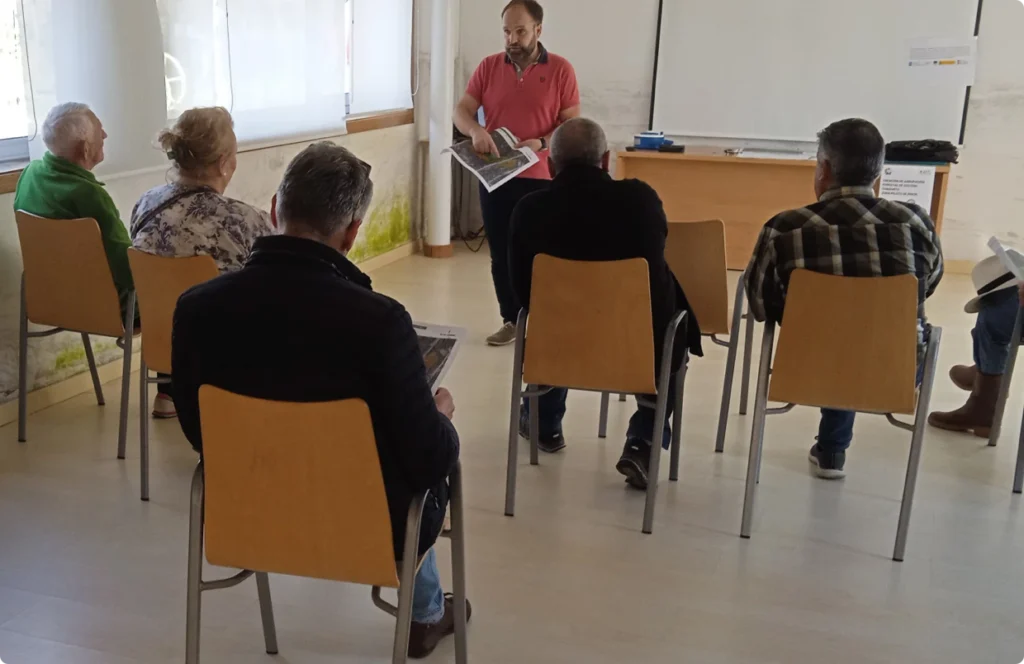 1ª reunión en Piñor